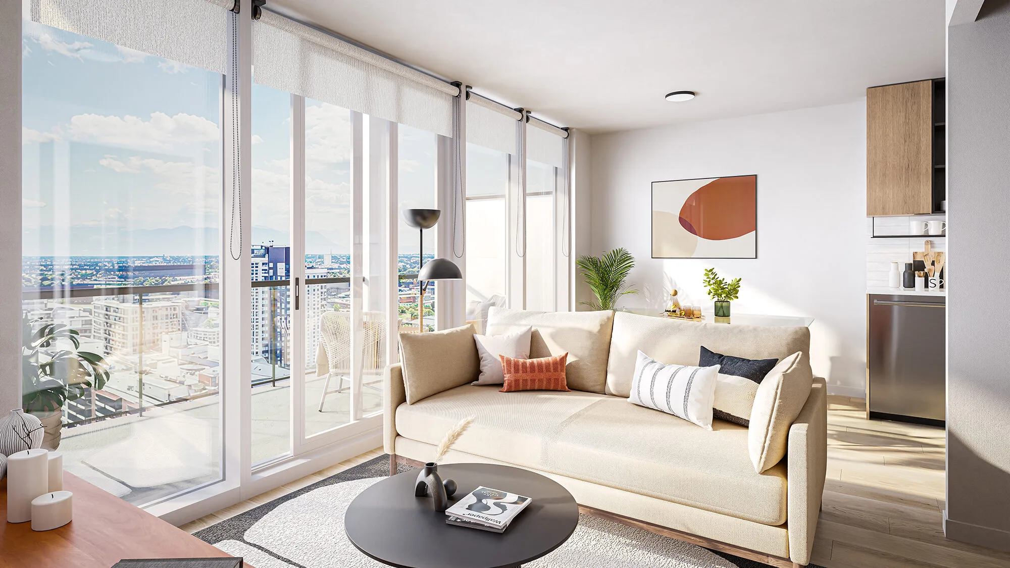 Relevé 1 Bedroom Suite Living Room